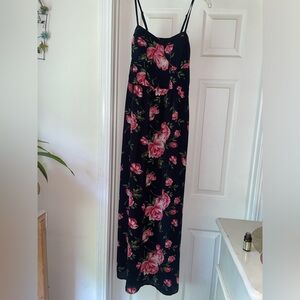 Silky flower Dress